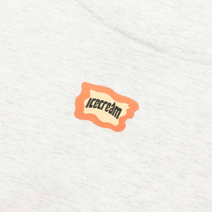 Airbrush S/S Tee - Light Heather Grey