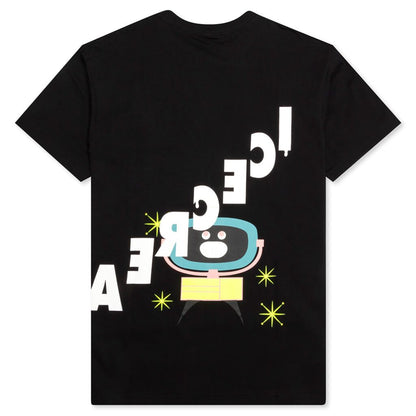 Clock S/S Tee - Black