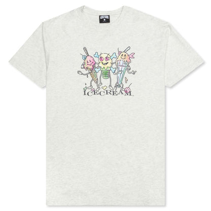 Social S/S Tee - Light Heather Grey