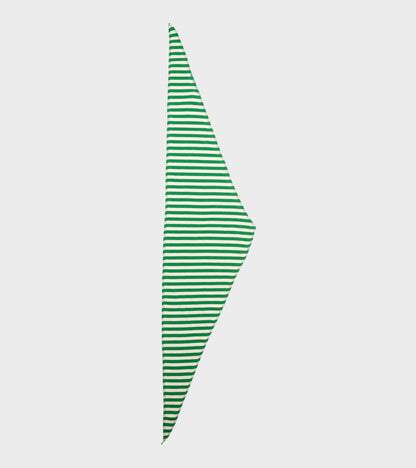 Scarf Triangle Green/Ecru
