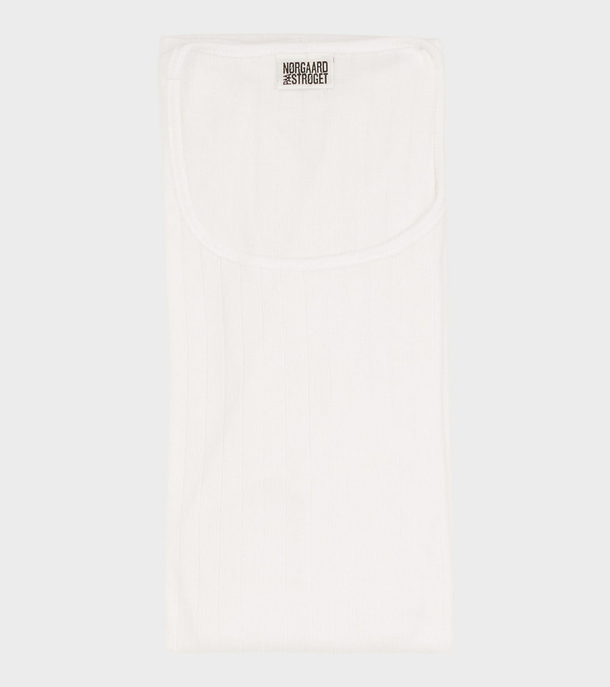 101 Rib Solid Colour White