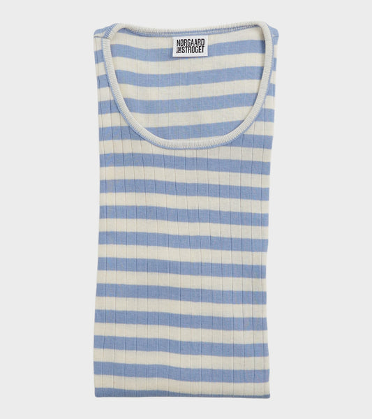 101 Rib Extra Broadway Light Blue/Ecru