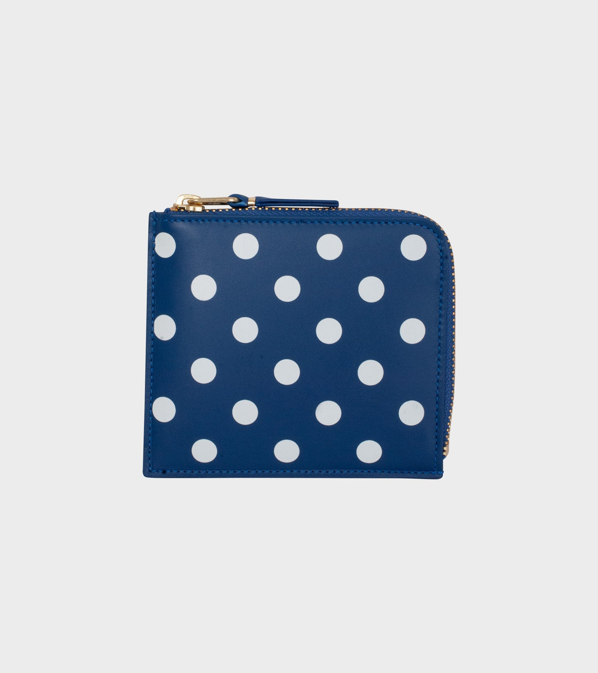 Polka Dot Printed Wallet Blue/White