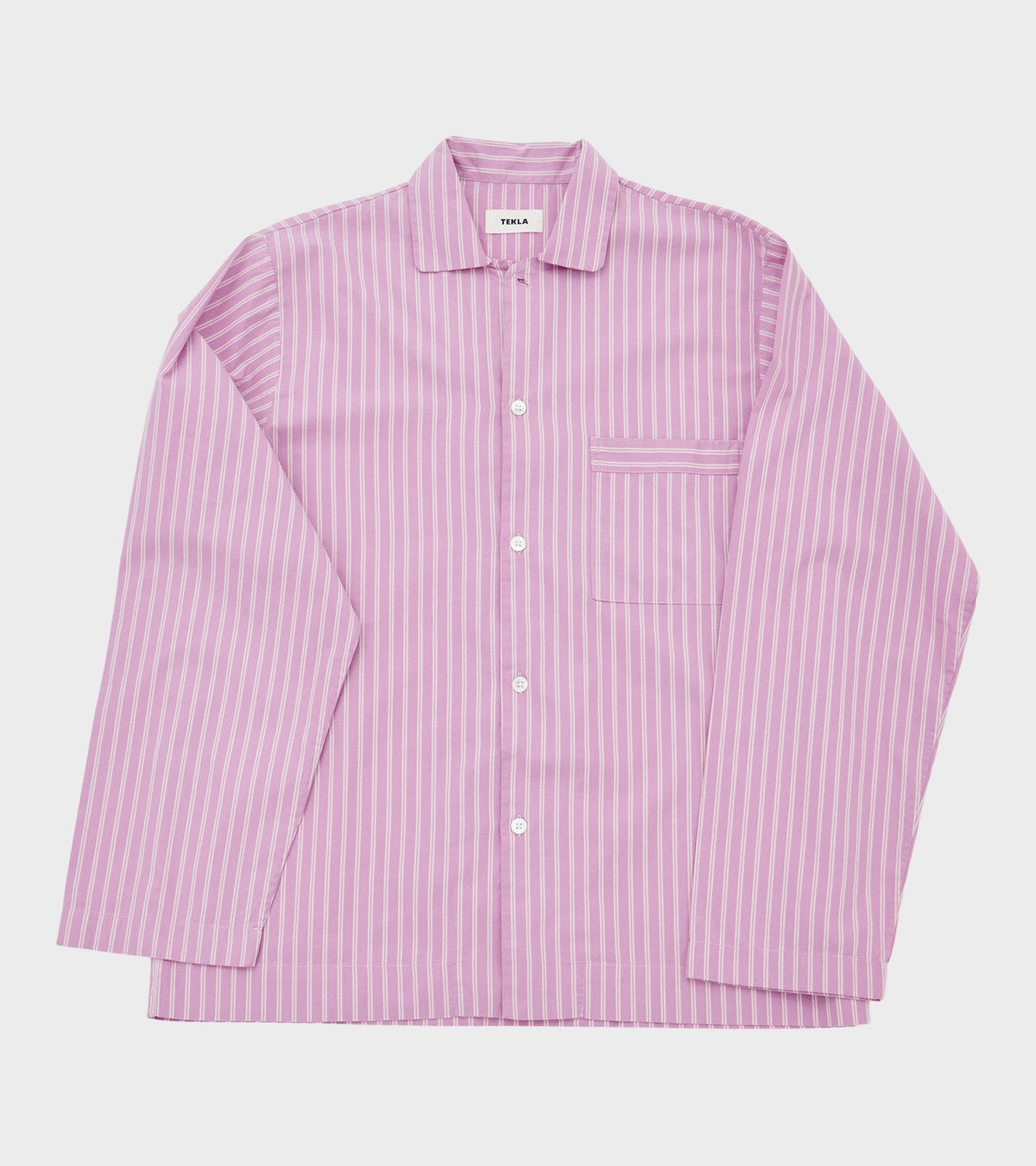 Pyjamas Shirt Purple Pink Stripes