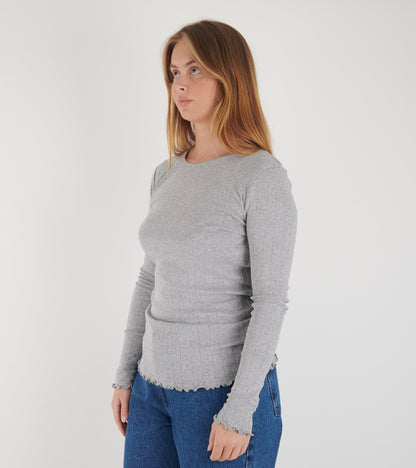 Edie Blouse Grey Melange
