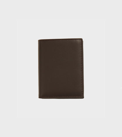 No Zip Wallet Brown