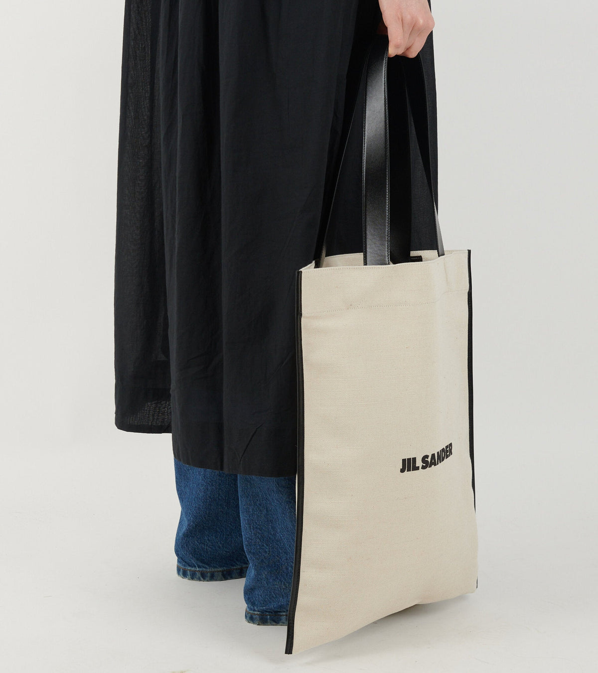 Border Book Tote Bag Natural