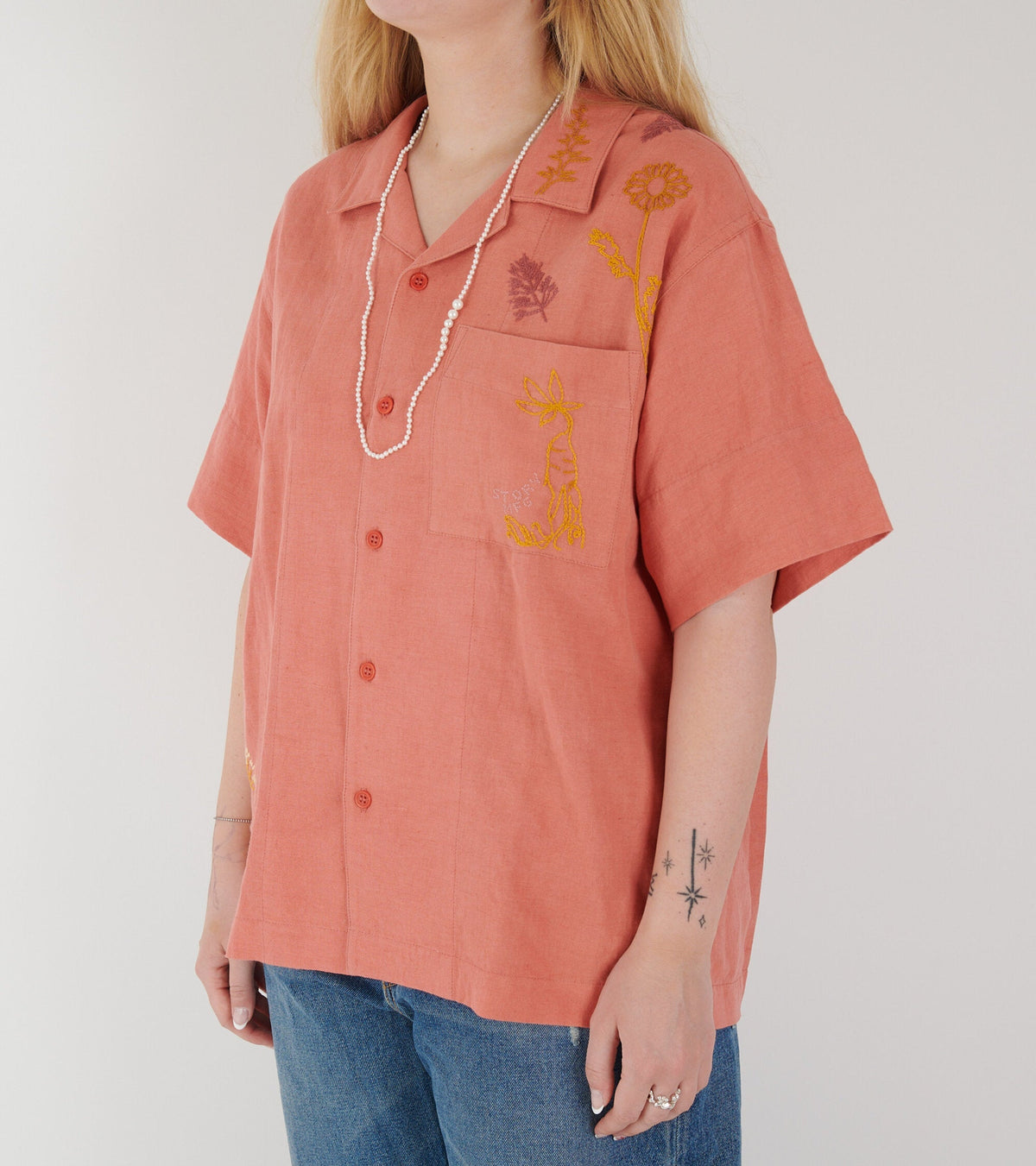 Greetings Shirt Ancient Pink Herb