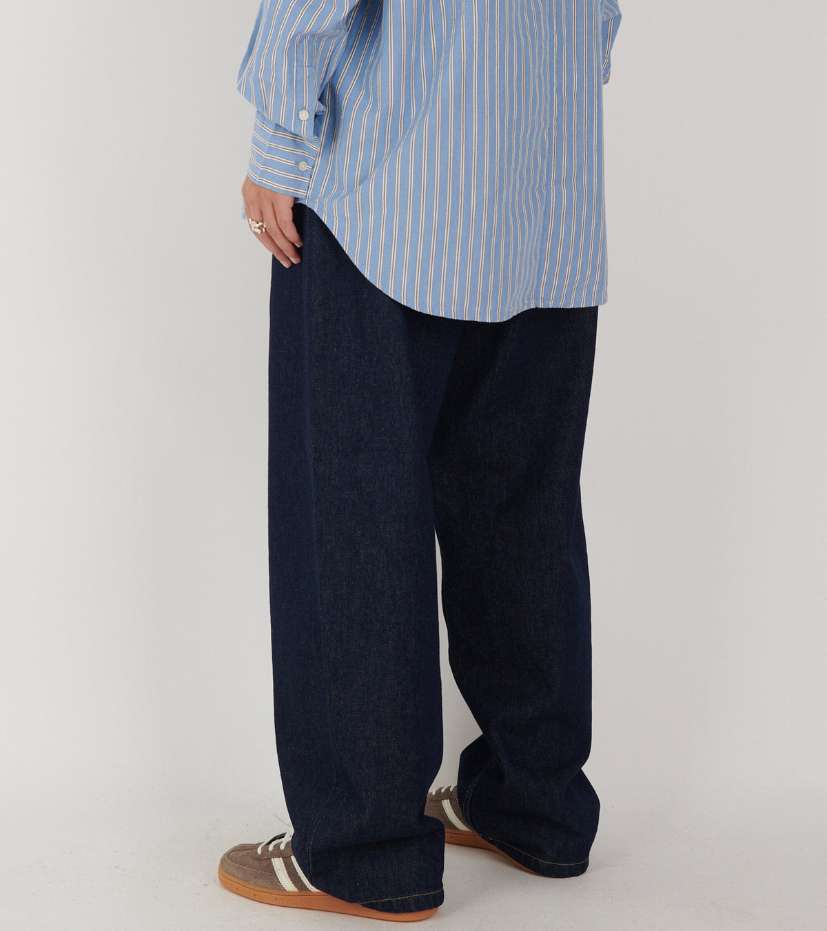 W Brandon Pant Blue Rinsed Denim