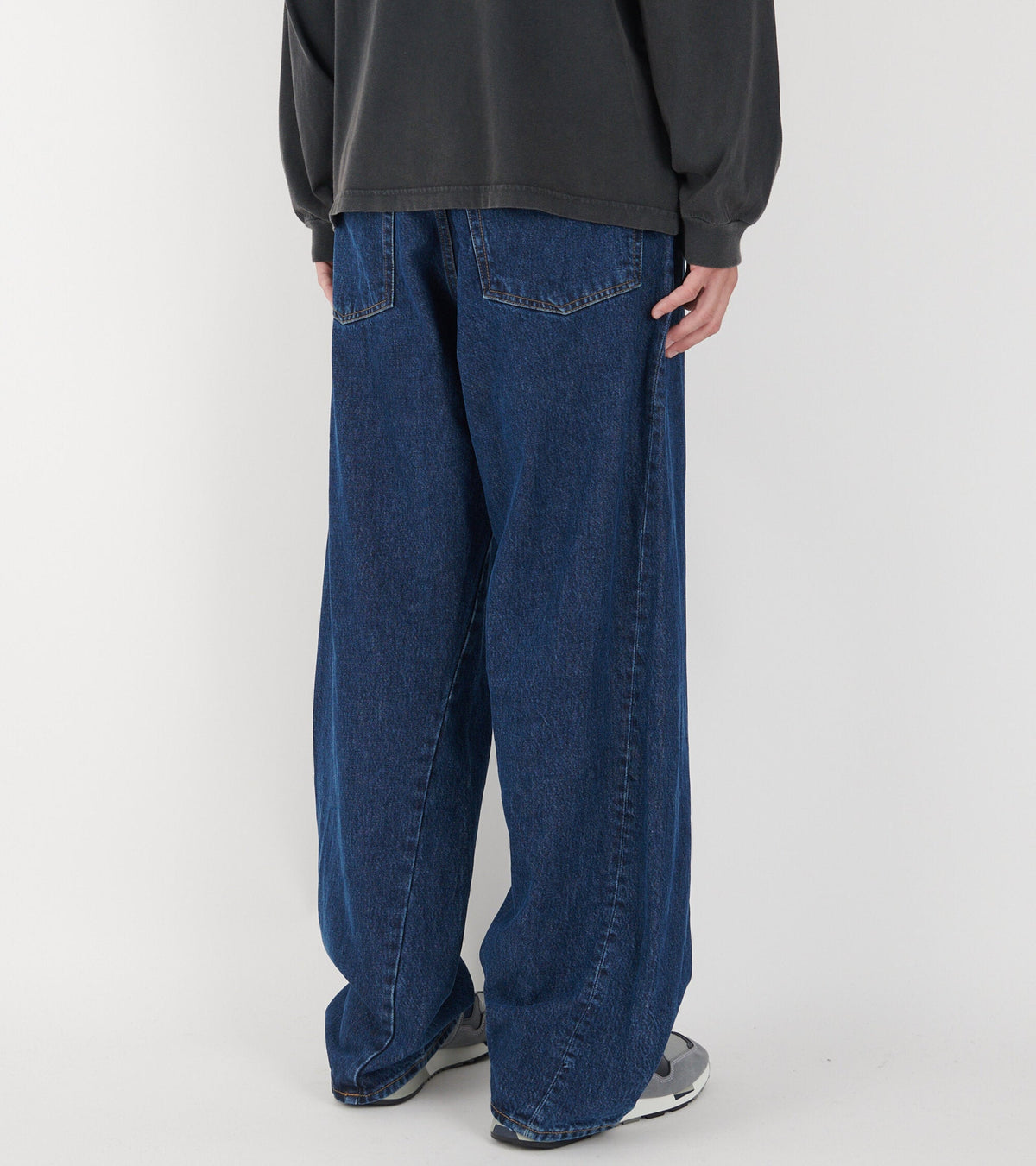 Wide Twist Jeans Rinse Blue