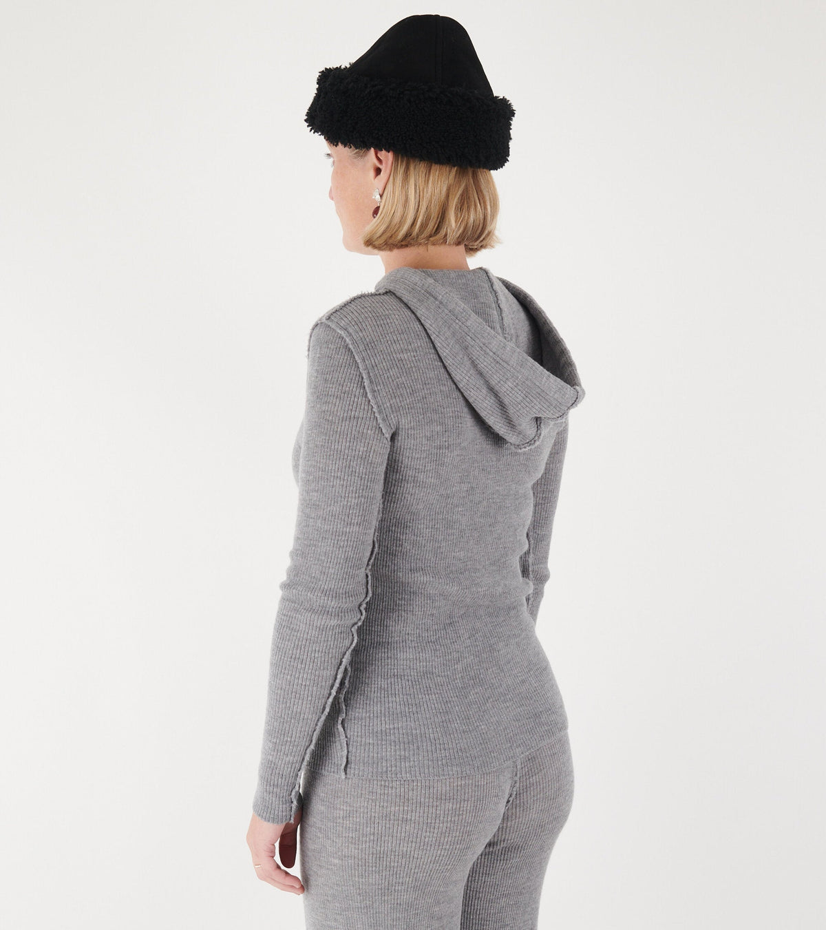Brim Hoodie Light Grey