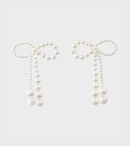 Grande Rosette De Perle Earrings