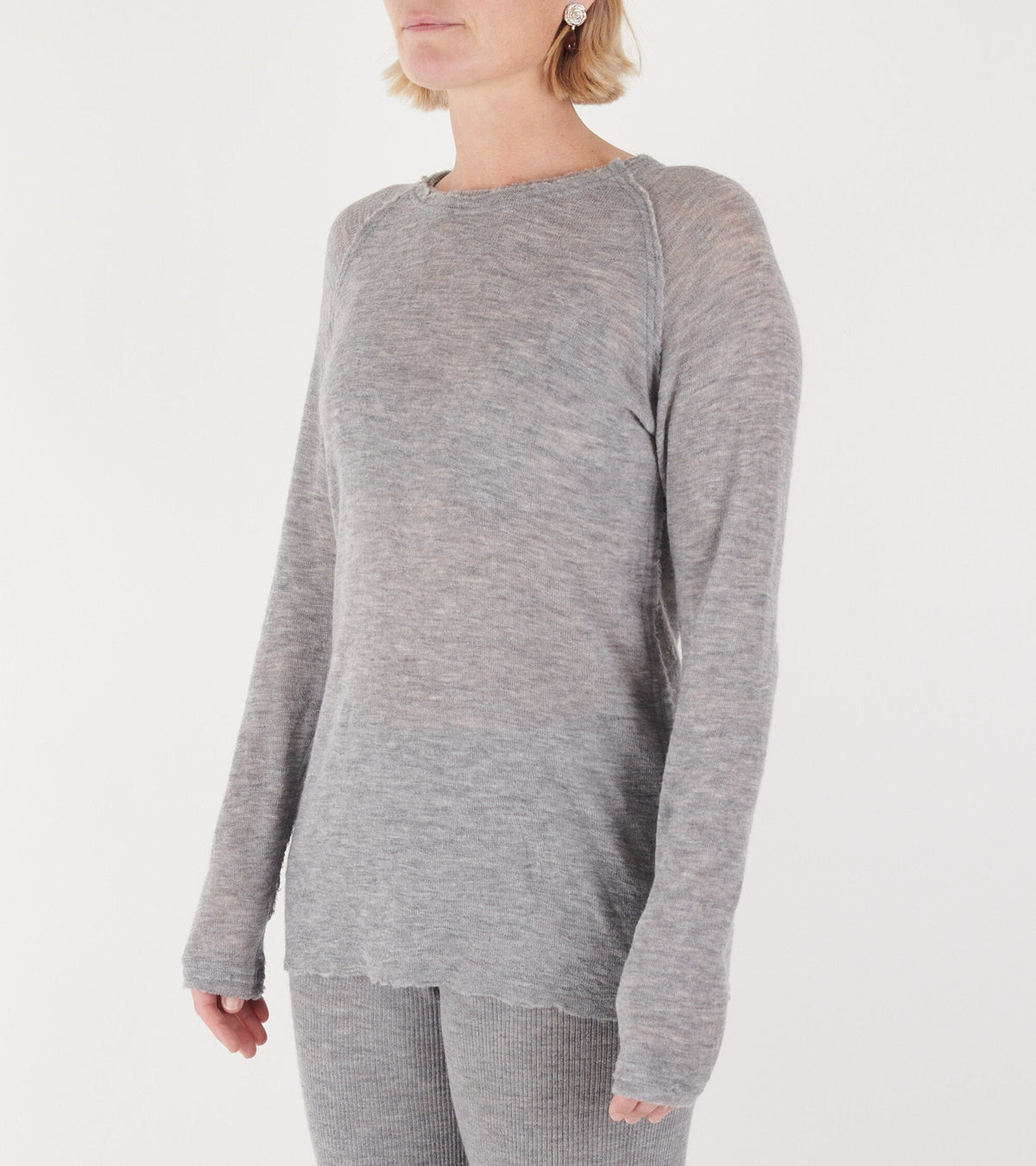 Barba Blouse Light Grey