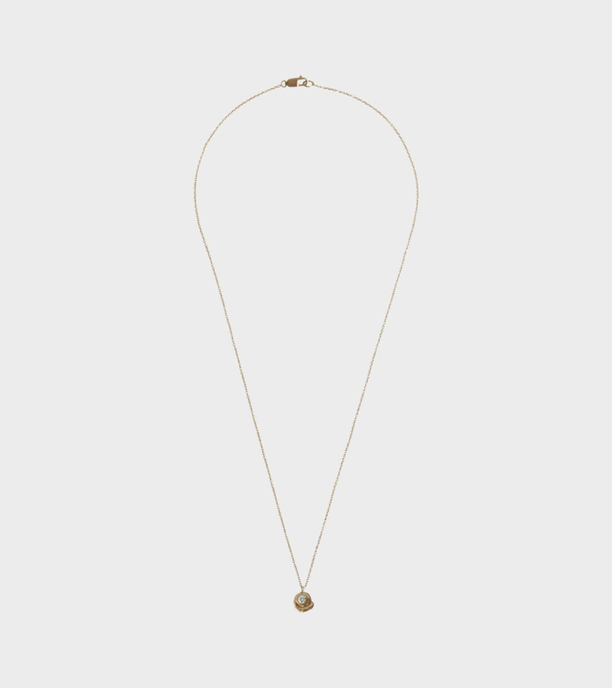 Fern Diamond Necklace Gold