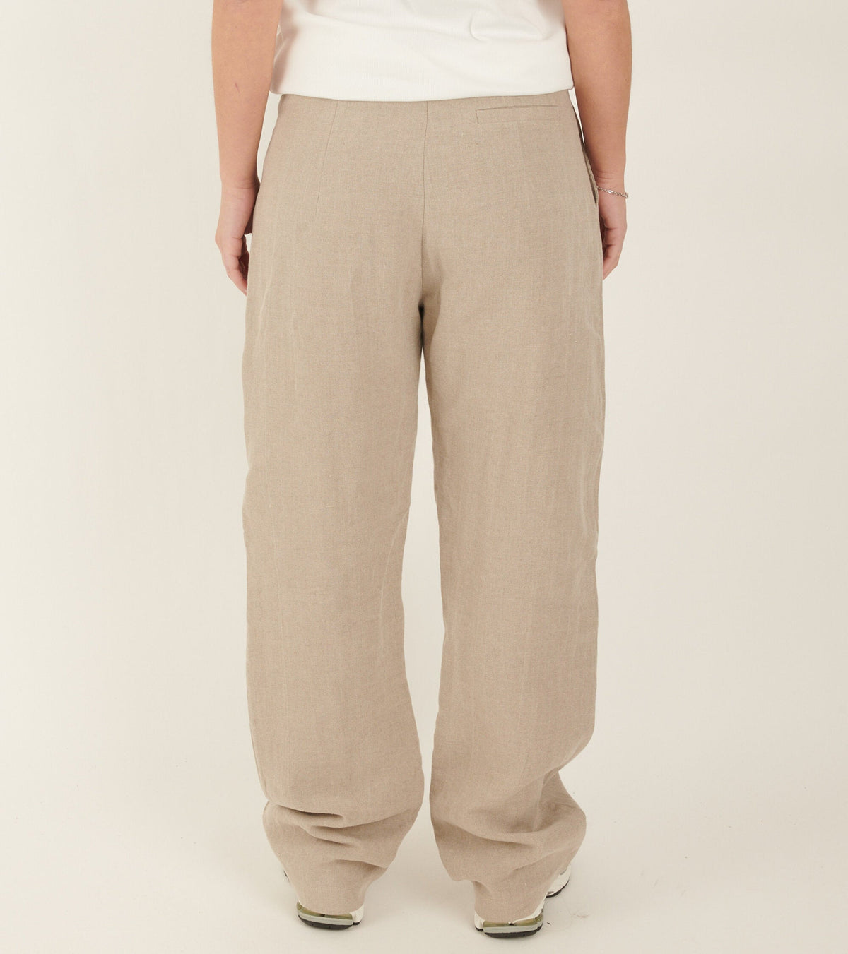 Linen Box Trousers Nature