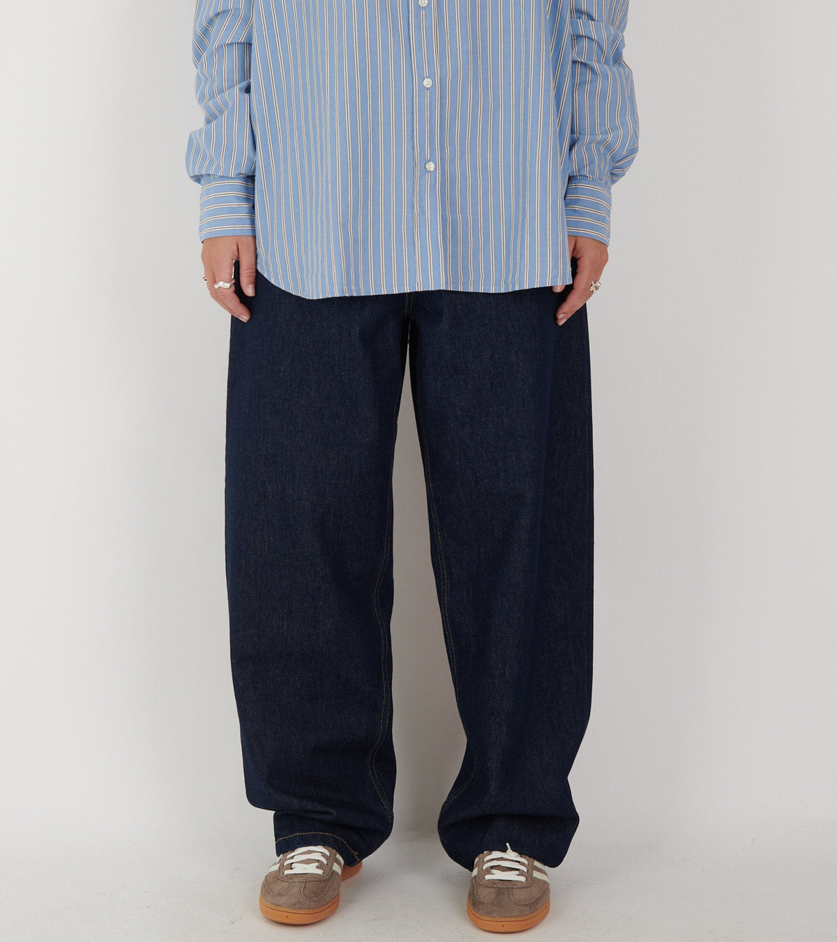 W Brandon Pant Blue Rinsed Denim