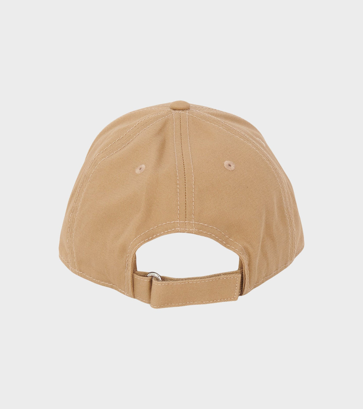 Cotton Baseball Cap Dark Beige