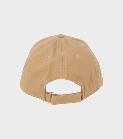 Cotton Baseball Cap Dark Beige