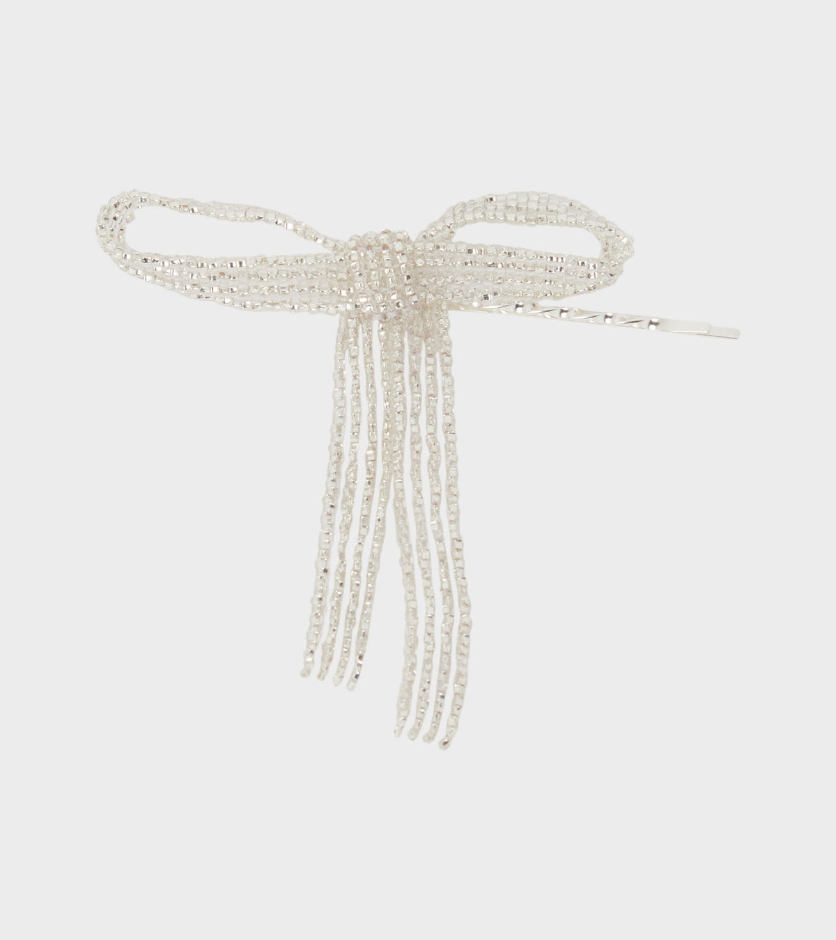 Bow Hair Jewellery Silver