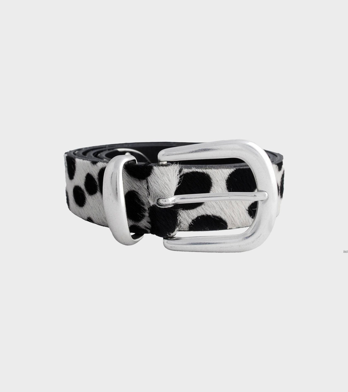 Dr. X Adams M2428 Dalmatian Belt White/Black