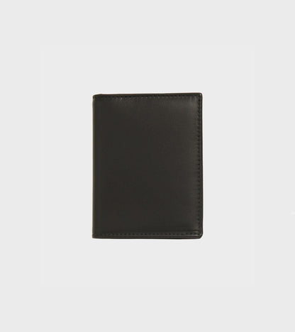 No Zip Wallet Black