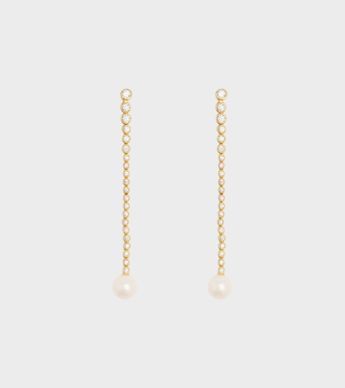 Odile Chandelier Earrings Gold