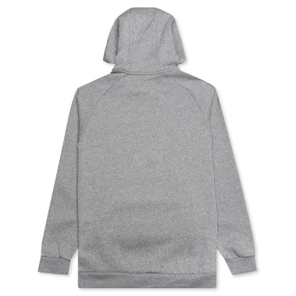 Fleece Pullover Hoodie - Carbon Heather/Black