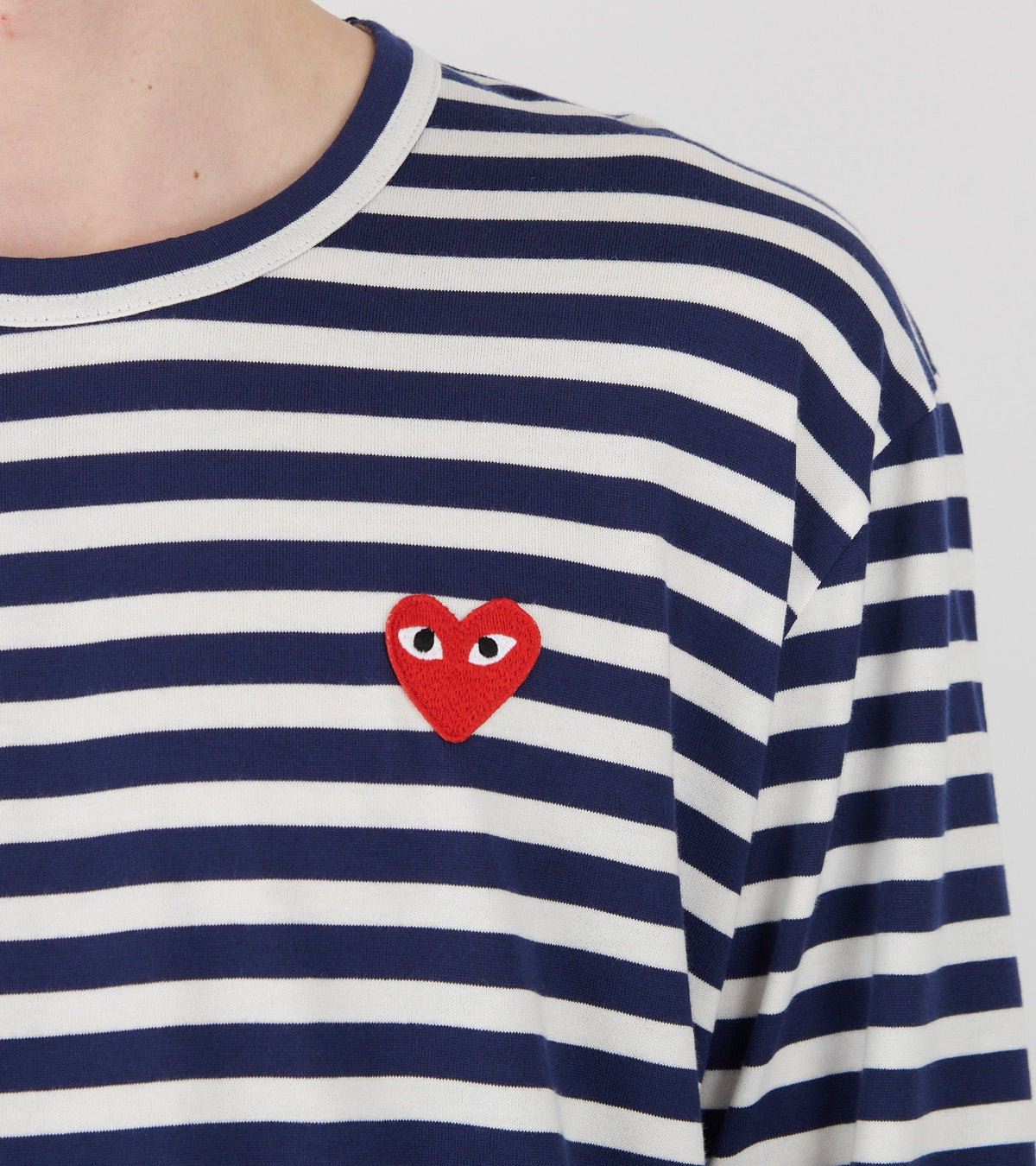 U Striped LS T-shirt Navy
