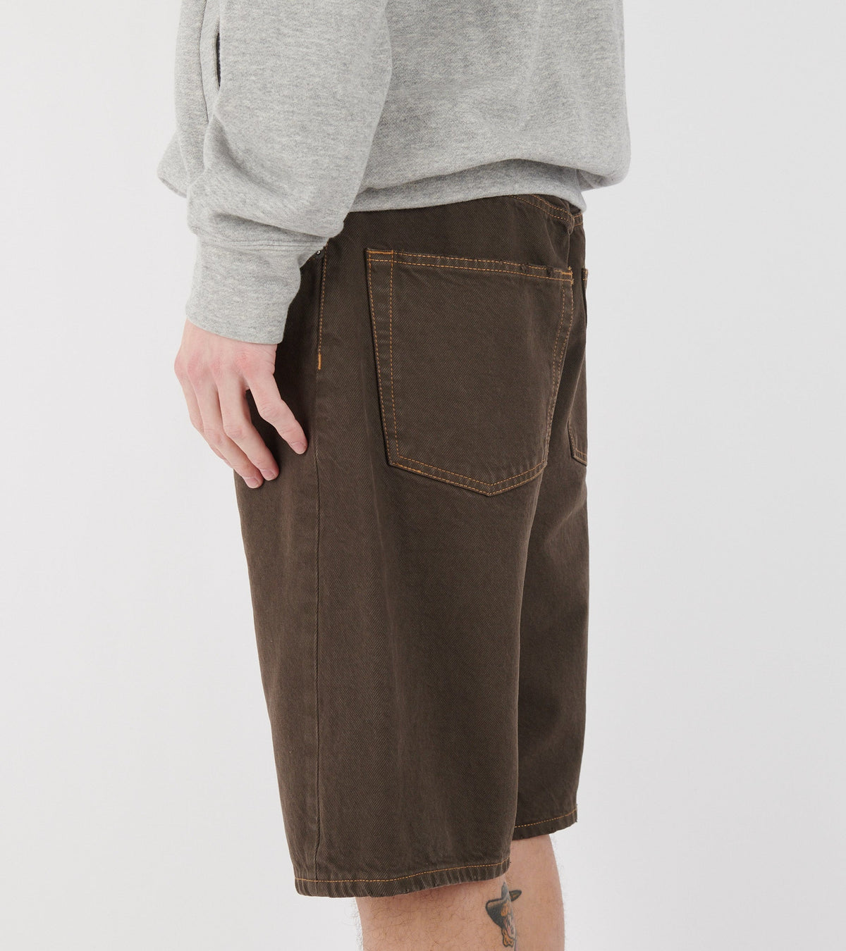 Wide Twist Short Vintage Brown