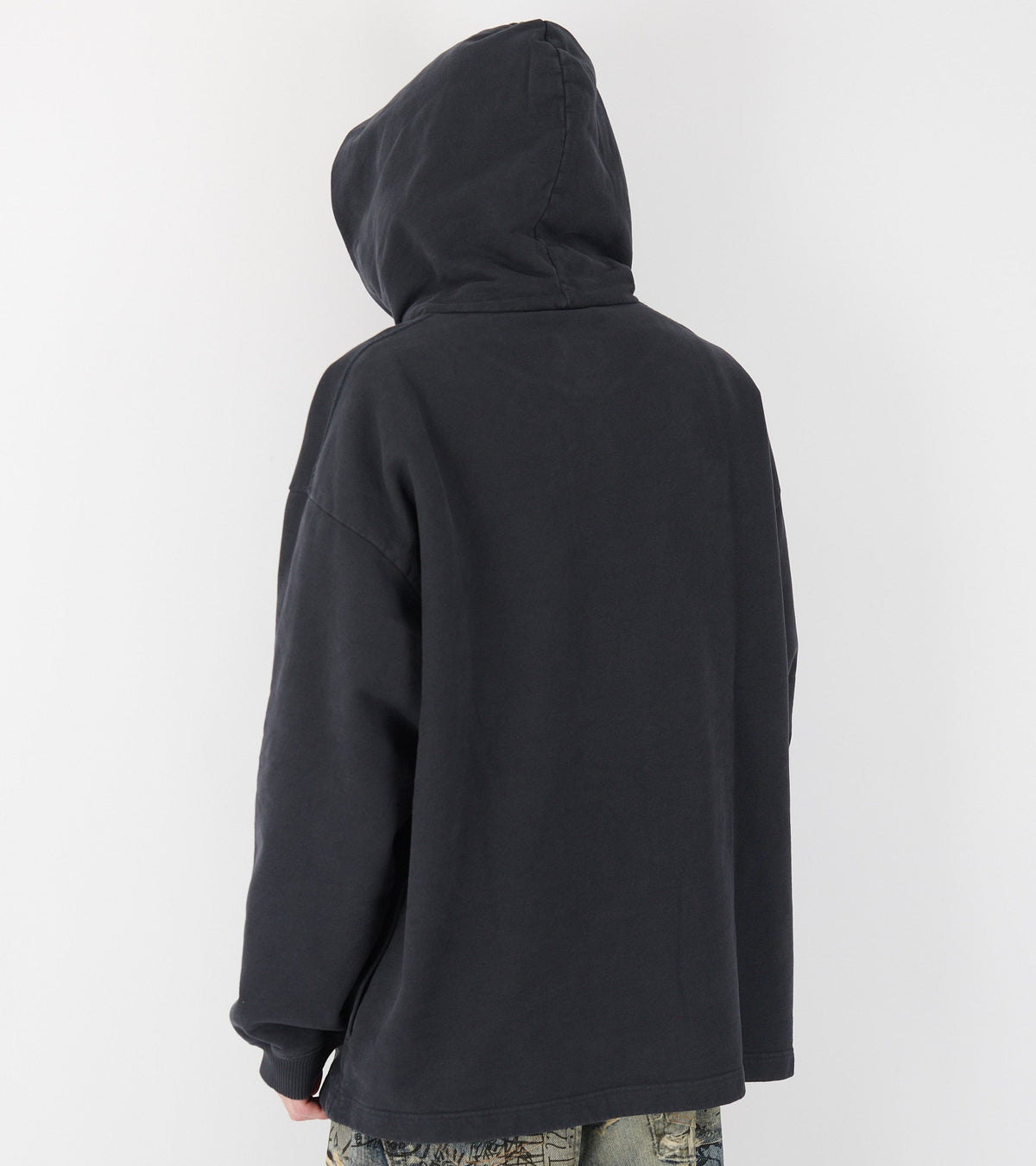 Logo Stamp Hoodie Black