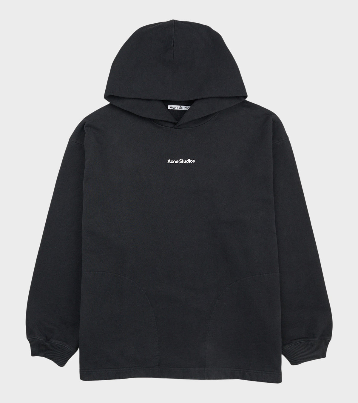 Logo Stamp Hoodie Black