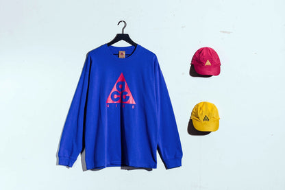 ACG Logo L/S Tee - Racer Blue/Rush Pink