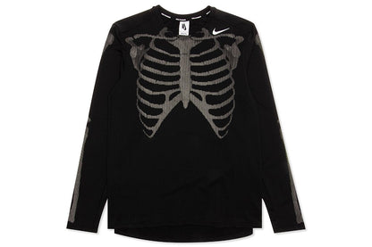 LAB Skeleton Long Sleeve Top - Black