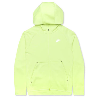 Sportswear Tech Fleece Full-Zip Hoodie - Limelight/White
