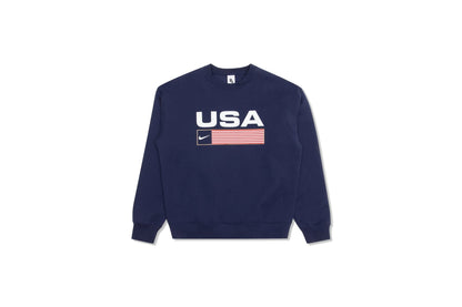 NikeLab Stripe Crewneck - Midnight Navy