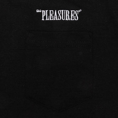 Balance Embroidered Pocket Tee - Black