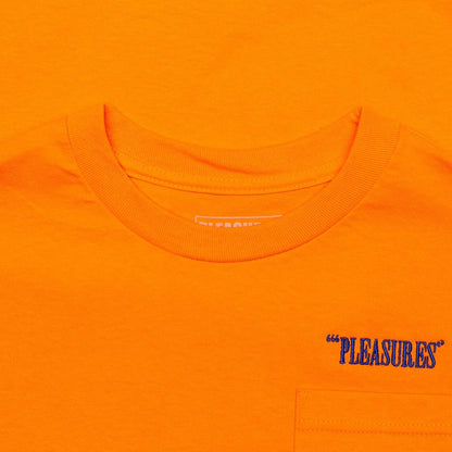 Balance Embroidered Pocket Tee - Orange