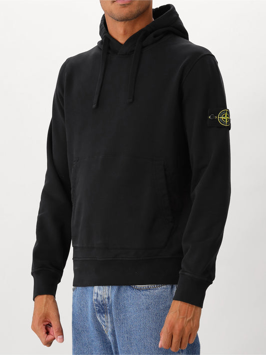 Stone Island Hoodie Zwart