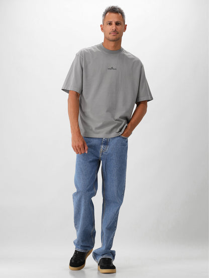 Stone Island T-shirt Grijs Backprint