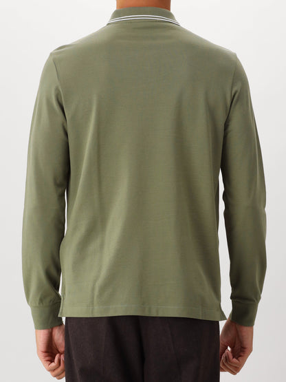 Stone Island Longsleeve Polo Green 2SL18