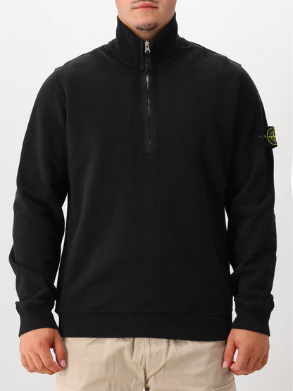 Stone Island Half Zip Zwart