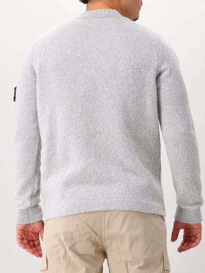 Stone Island Gebreide Trui Grijs
