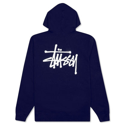 Basic Zip Hoodie - Navy
