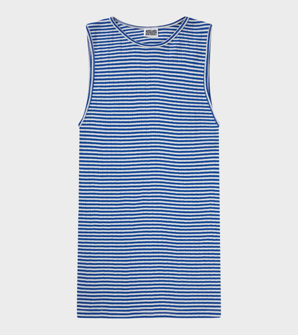 101 Tank Top Cobalt Blue/Ecru