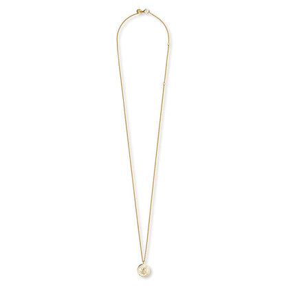 Coin Pendant Angel Gold - 925 Sterling Silver