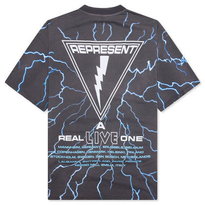 Represent x Iron Maiden A Real Live One T-Shirt - Sunfade Grey