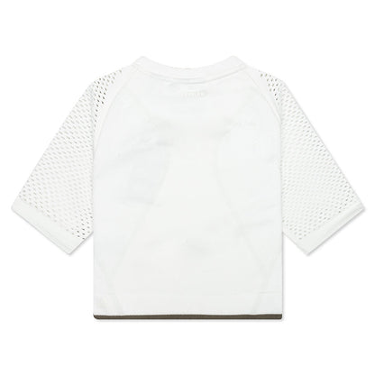 adidas Originals x Ivy Park Seamless Crop Top - Off White